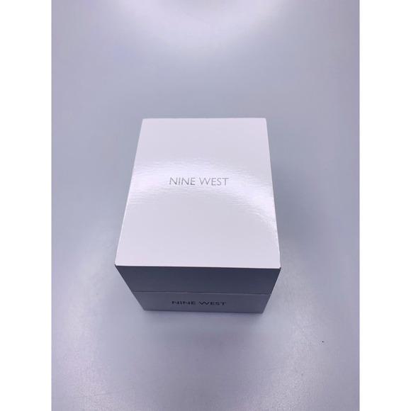 Nine West Women's Mesh Bracelet Watch Two Tone with Extra Extender - Picture 2 of 5